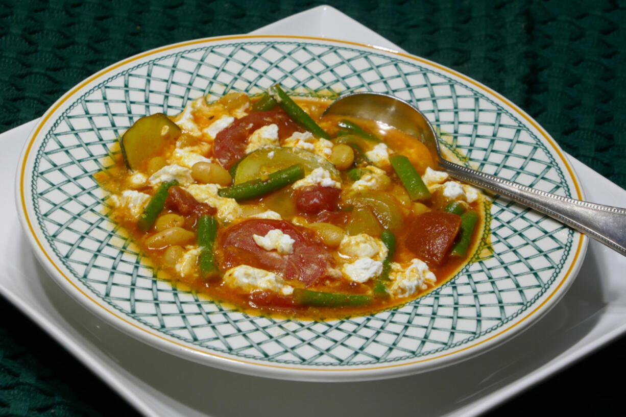 Summer vegetable soup.