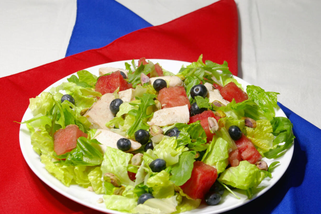 Red, White and Blue Celebration Salad.