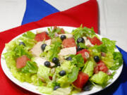 Red, White and Blue Celebration Salad.