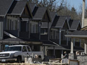 Houses under construction in Camas.