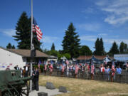 WEST MINNEHAHA: Dozens gathered for a Memorial Day observance starting at 11 a.m.