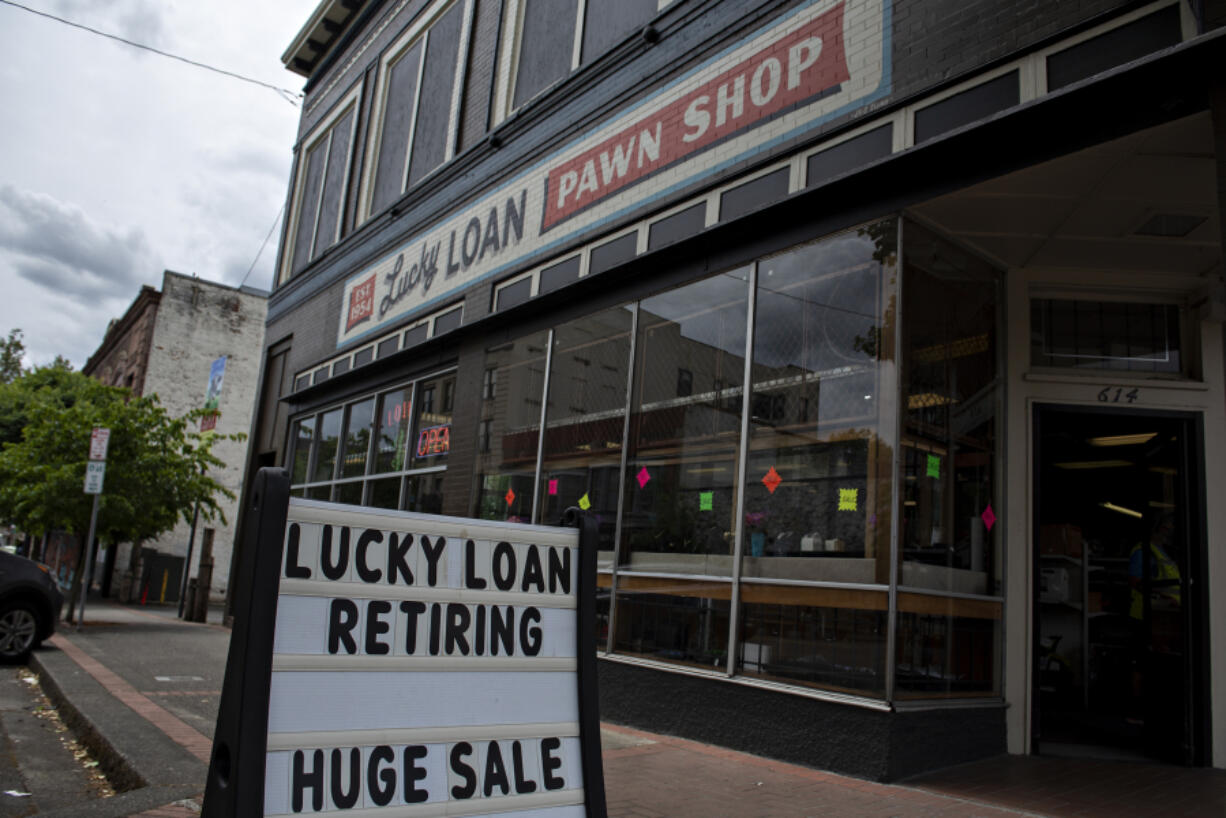 Amanda Cowan/The Columbian 
 Our Tuesday story about the closure of Lucky Loan is just one of the stories from our ePaper that our audio text service can read to you.