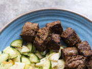 Ginger-Soy Steak With Pear-Cucumber Salad (Milk Street)