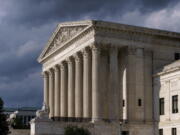 In this June 8, 2021 photo, the Supreme Court is seen in Washington. (AP Photo/J.