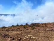 A wildfire on the Warm Springs Reservation had burned thousands of acres.