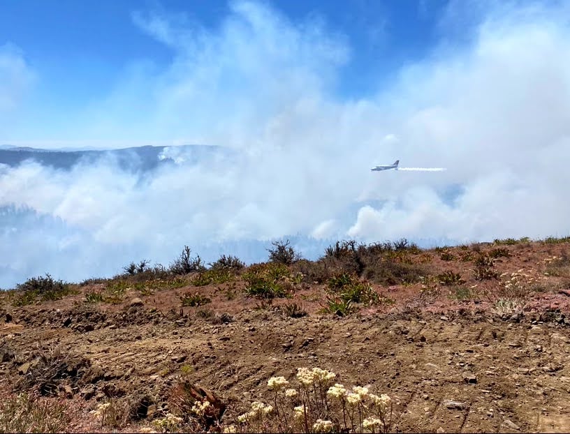 A wildfire on the Warm Springs Reservation had burned thousands of acres.