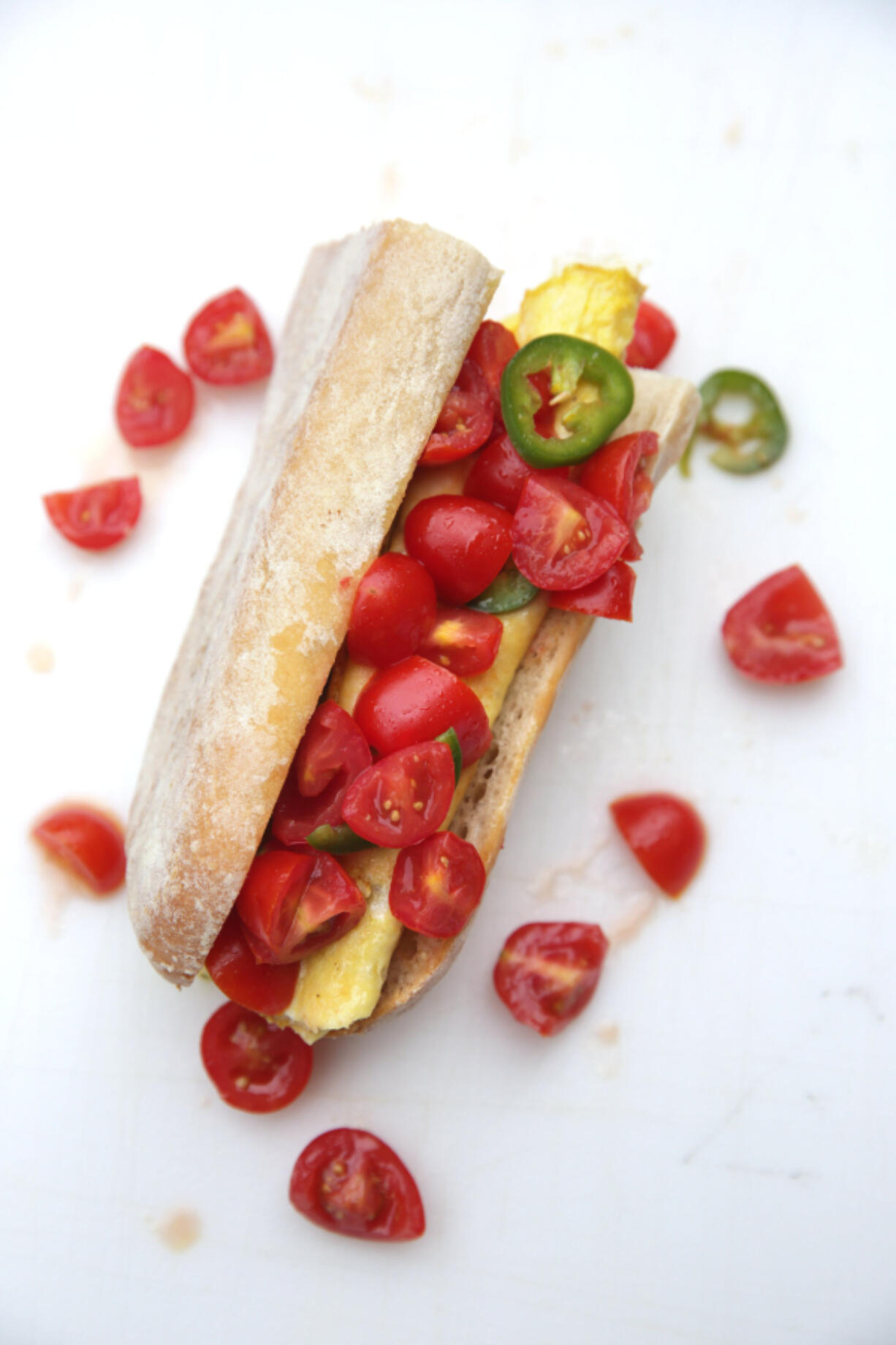 Silky Omelet Baguette. (Hillary Levin/St. Louis Post-Dispatch) (Photos by Hillary Levin/St.