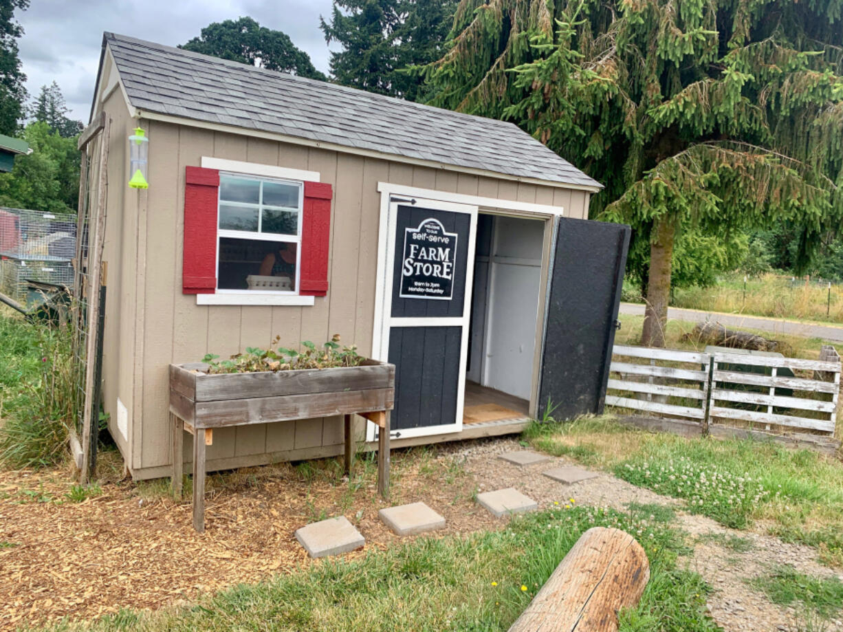 Botany Bay Farm's store sells meat and eggs.