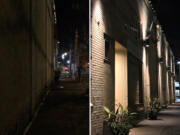 ESTHER SHORT: A previously poorly-lit corridor near West Ninth and Main streets received new lighting through a program offered by Vancouver's Downtown Association.