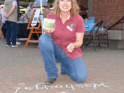 WASHOUGAL: Washougal Arts and Culture Alliance artist honoree Suzanne Grover at the 2018 Washougal Art Festival.