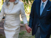 OLD EVERGREEN HIGHWAY: Carolyn and Don Bonker celebrated their 50th wedding anniversary on July 10 at Jane Weber Evergreen Arboretum, where they were married in 1971.