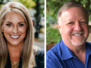 Leslie Lewallen and Gary Perman are both running for Camas City Council.