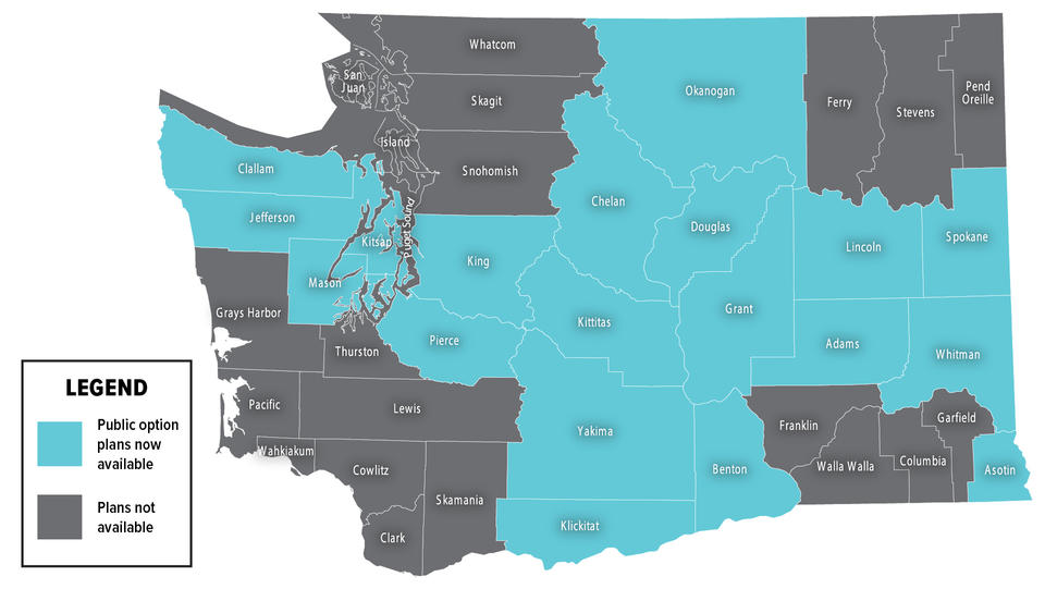Despite law, 20 Washington counties don't offer public-option health plans  - The Columbian