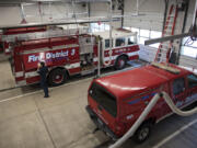 Clark County Fire District 3 serves about 40,000 residents from five stations. Station 31 in Hockinson, seen here, houses three engines and several auxiliary units.