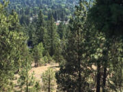 Pilot Butte as seen from the top of Overturf Butte, located on Bend's west side.