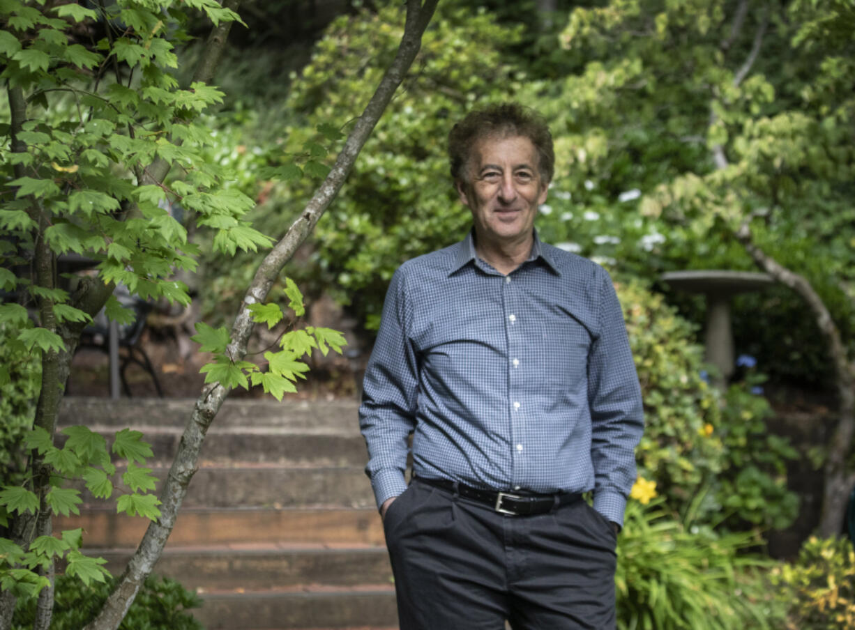 Meteorologist Cliff Mass, a professor in the University of Washington's Department of Atmospheric Sciences, sparked controversy when he wrote on his popular blog that he disagreed with climate scientists attributing the Northwest's big heat wave to climate change. He's seen here on July 14, 2021 in North Seattle.