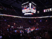 The Portland Trail Blazers will open the 2021-22 season with their first two games at home in the Moda Center. The Blazers will play the Sacramento Kings on Oct. 20 and then the defending Western Conference champion Phoenix Suns on Oct. 23.  (AP Photo/Ted S.