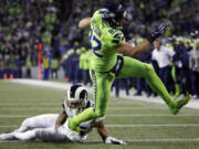 Seattle Seahawks tight end Luke Willson (82) announced Wednesday, Aug. 25, 2021, that he is retiring from the NFL. It comes just a day after he re-signed with the team.