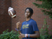 Union senior Tobias Merriweather will play college football for Notre Dame. One of the Northwest's most-prized recruits, Merriweather chose the university in part because of its world-class academic offerings.