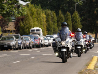 Funeral procession for slain Clark County Sheriff detective photo gallery