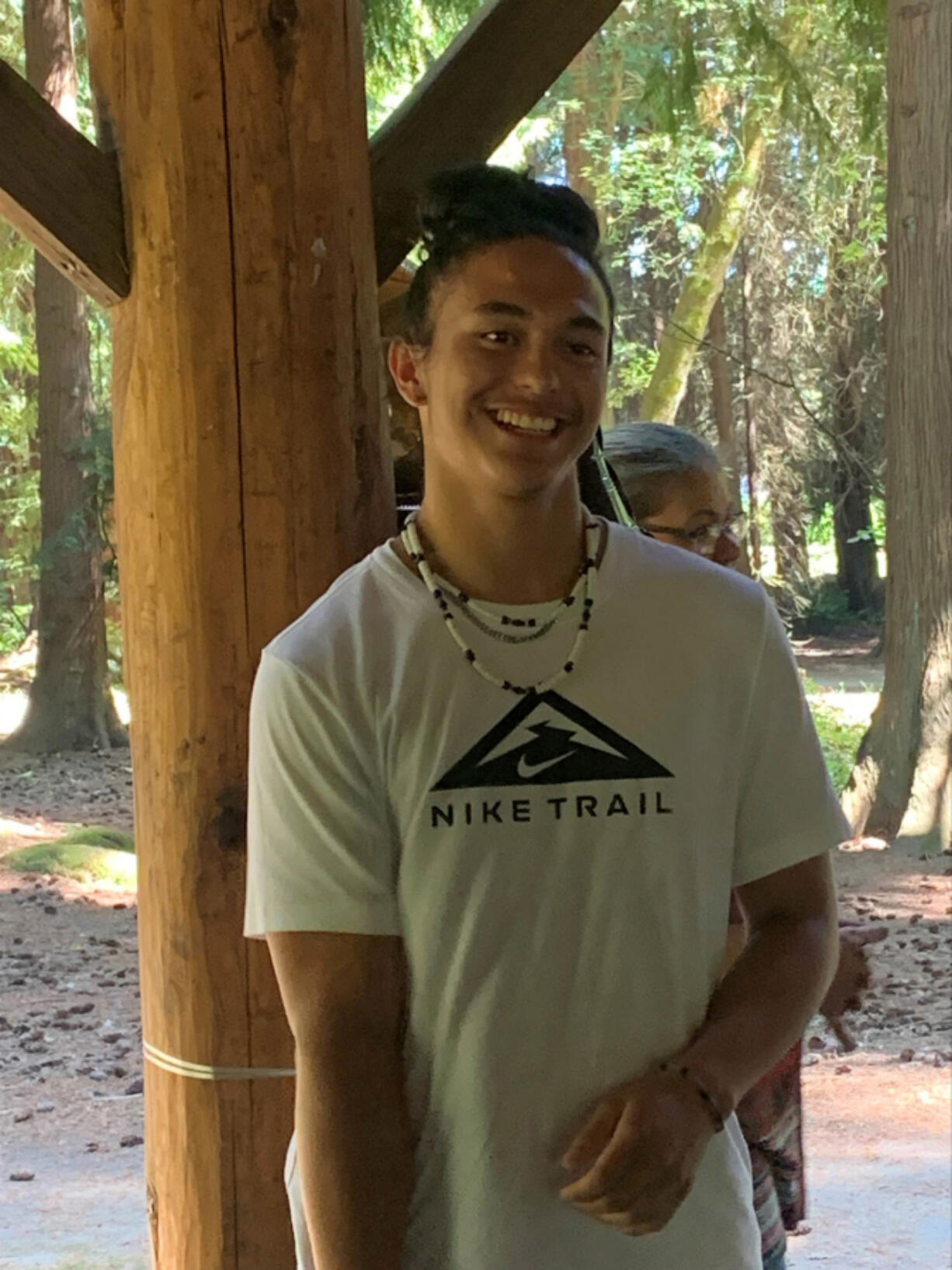 HAZEL DELL: Justice Florendo, the head male dancer for several recent Native American Pow Wow events held at Heritage High School, was honored July 17 with a ceremony at Hazel Dell Park.