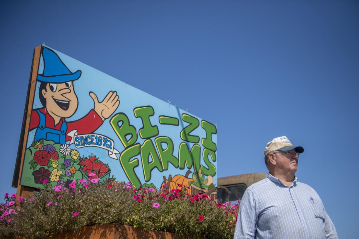 Bill Zimmerman, co-owner of Bi-Zi Farms, said he has been unable to attain water rights from the Washington State Department of Ecology and as a result may have to reduce or shut down his farming operation.