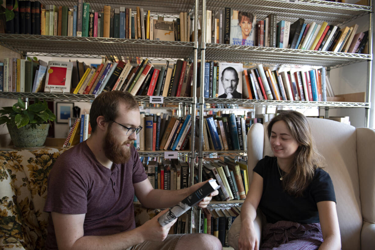 Lucas Gubala and Sarah Summerhill recently opened Birdhouse Books on the corner of Main Street and Evergreen Boulevard.