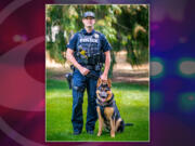 Vancouver police Cpl. Ryan Starbuck and K-9 partner Tex.