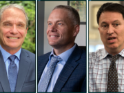 From left: Battle Ground schools superintendent Denny Waters; Vancouver Public Schools incoming superintendent Jeff Snell and Evergreen Public Schools superintendent Mike Merlino (File photos)