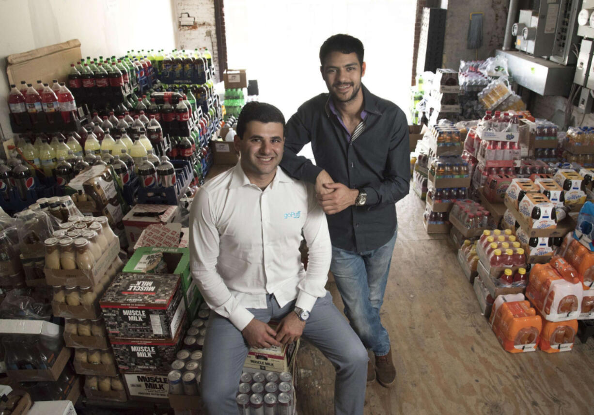 Rafael Ilishayev, left, and Yakir Gola met at Drexel University in Philadelphia and founded the GoPuff online delivery service.