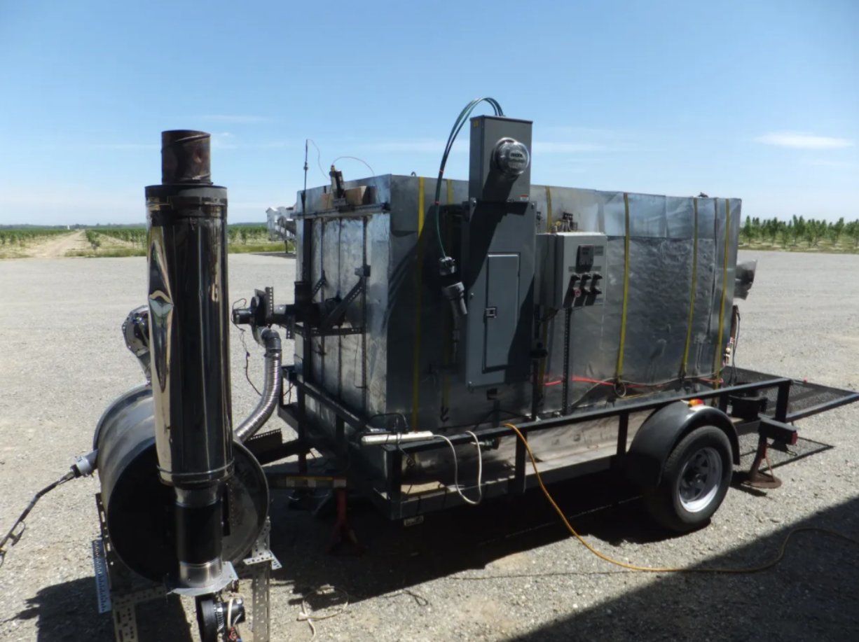 A research pyrolysis processor (Courtesy of C6 Forest to Farm)