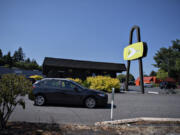 A motorist passes The Diner Vancouver, which is closed because of supply chain and staff shortages. The entire food service industry has struggled in recent weeks with an increased level of disruption to the supply chain.