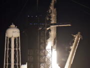 A SpaceX Falcon 9 rocket, with four private citizens onboard, lifts off from Kennedy Space Center's Launch Pad 39-A Wednesday, Sept. 15, 2021, in Cape Canaveral , Fla.