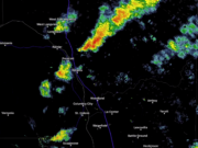 The National Weather Service in Portland tracked a storm over the north part of Clark County and into Cowlitz. Multiple people reported seeing a funnel cloud near Battle Ground.