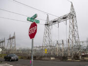 A Bonneville Power Administration substation to the east of Interstate 5 is pictured near Hazel Dell on Friday morning. The Northwest Power and Conservation Council, which oversees BPA's long-term growth, recently released its draft 2021 Northwest Power Plan for public comment.