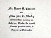 In 1911, a Vancouver couple planned their marriage 1,000 feet in the air despite worries that only earthbound nuptials might be legitimate. Their contested wedding plans never took off. Instead, they wed with their feet on the ground in front of a flightless screw-prop airplane that never flew and never would.