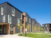 The Elwood is a permanent supportive housing development at 6317 N.E. Fourth Plain Blvd. in Vancouver. The building is specifically tailored to serve people with disabilities who have been chronically homeless.