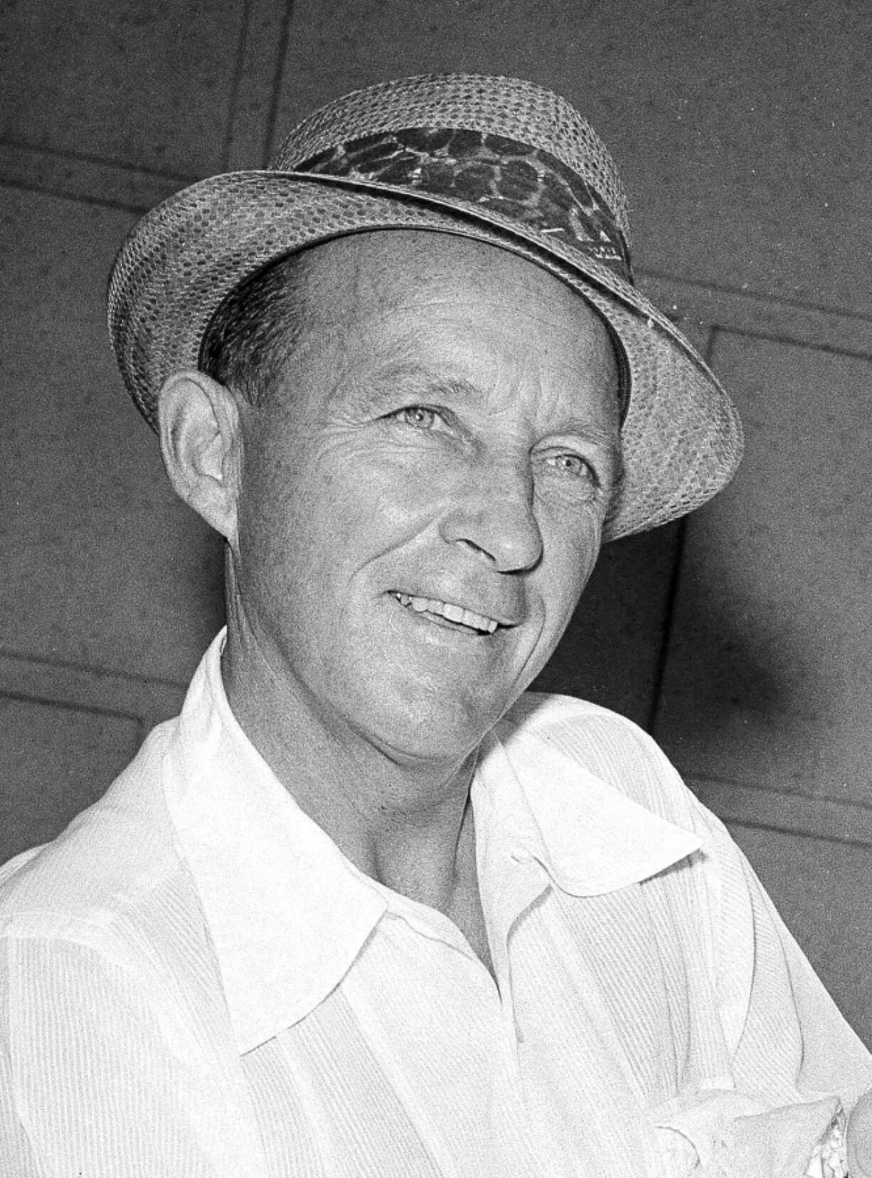 Actor-singer Bing Crosby in Los Angeles  in 1959.