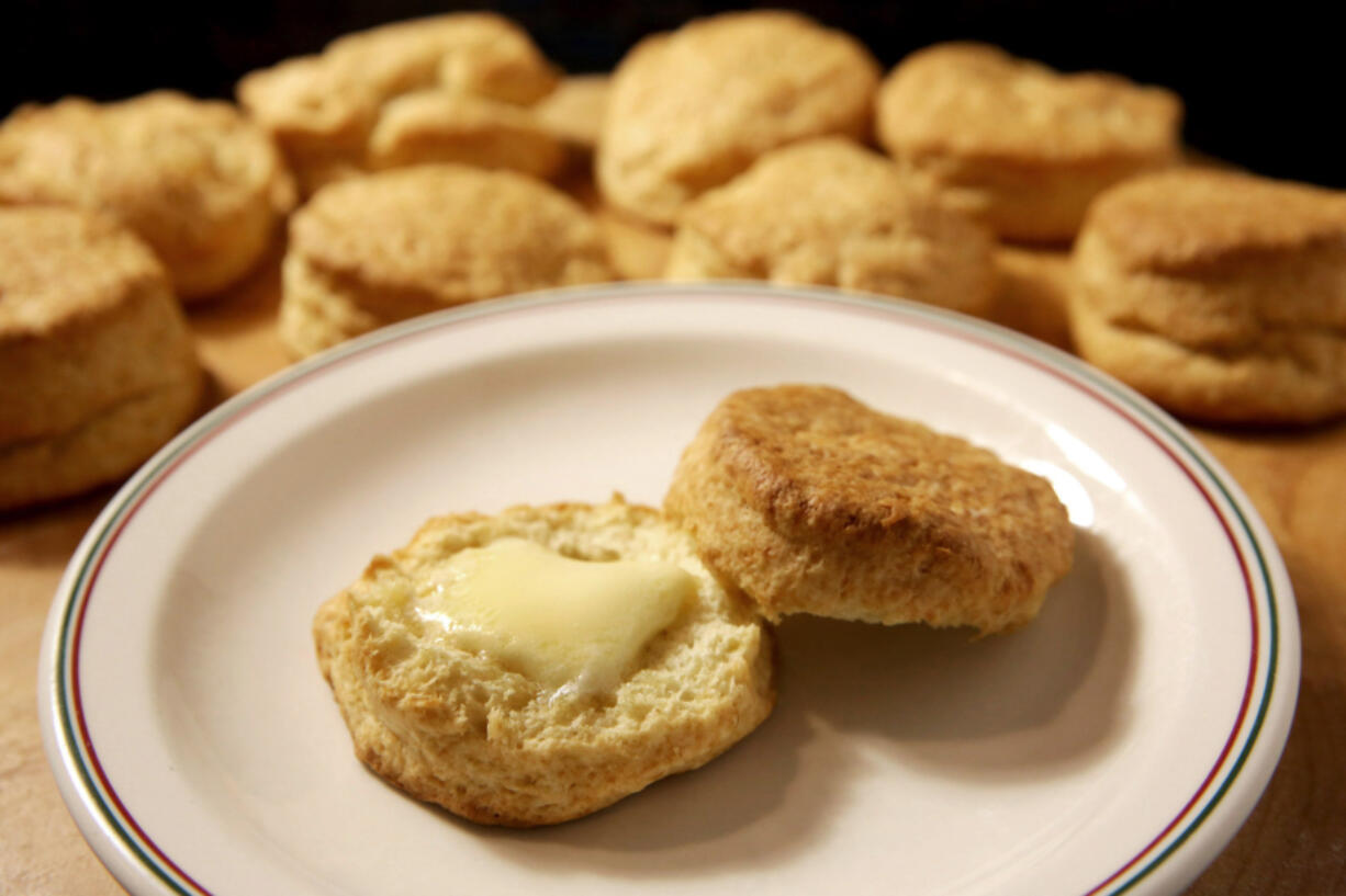 Homemade Buttermilk biscuits. (Photos by Hillary Levin/St.