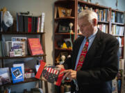 Vietnam War veteran Bob Ferguson of Vancouver talks about one of his self-published books. He enjoys sharing his stories and sees them as a way to keep history alive.