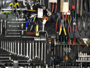 One possible garage remodeling option could be a dedicated organization system for tools.