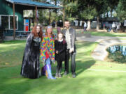 Golfers who wore costumes were allowed to play golf for free at Lakeview Par 3 Golf Challenge on Halloween. It was the last day of operation for the longtime golf course on the shore of Vancouver Lake.