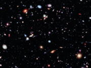 Thousands of galaxies captured by the Hubble Space Telescope in observations from 2002-2009.