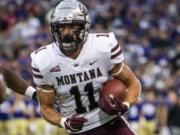 Cole Grossman, a Montana tight end from Vancouver's Skyview High School, has caught four touchdowns this season.