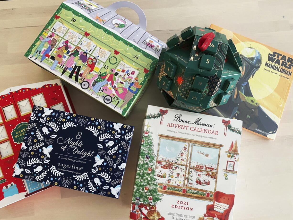 A variety of advent calendars (Photos by Katie Workman)