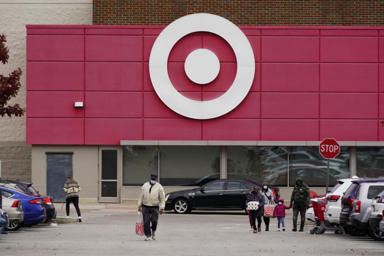 A Target store is shown in Philadelphia on Wednesday, Nov. 17, 2021. Target says having its stores closed on Thanksgiving will be the new normal, permanently ending a tradition that it embraced for years. The move, announced Monday, Nov. 22, 2021, comes as the Minneapolis-based discounter and other retailers including Walmart and Macy's will be closed for the second Thanksgiving in a row.