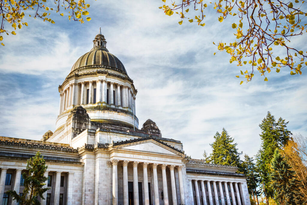 Washington Capitol building in Olympia.