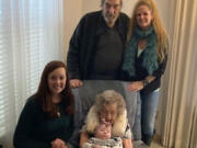 Five generations of the Trost family gathered in time for Christmas.