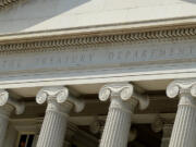 The U.S. Treasury Department building in Washington, D.C.