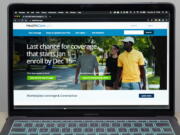 The healthcare.gov website is seen, Tuesday, Dec. 14, 2021 in Fort Washington, Md. Consumers seeking government-subsidized health insurance for next year have through Wednesday to sign up if they want their new plan to start Jan. 1.